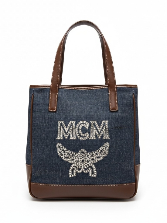 MCM Handbags - Authentic MCM DENIM Tote Bag